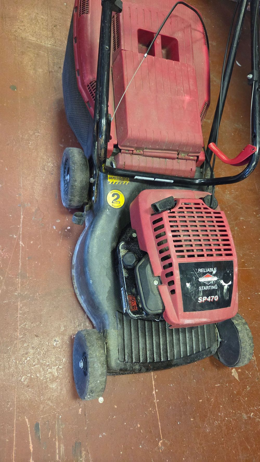 Lot 297 – Mountfield SP470 Petrol Rotary Lawnmower with Briggs and Stratton Engine