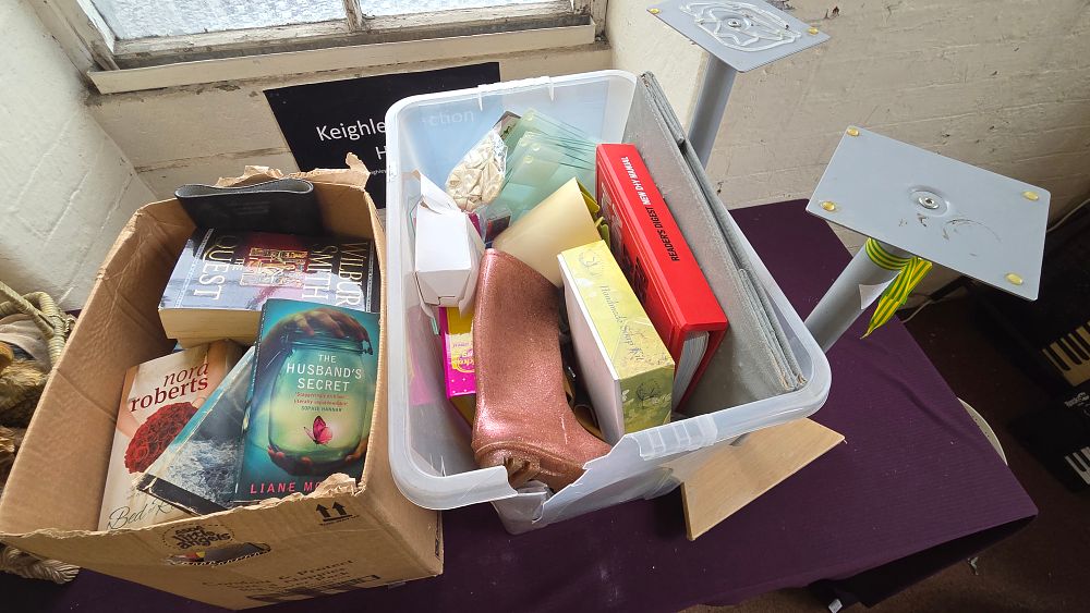 Lot 249 – Two Boxes of Miscellaneous Household Items and Books
