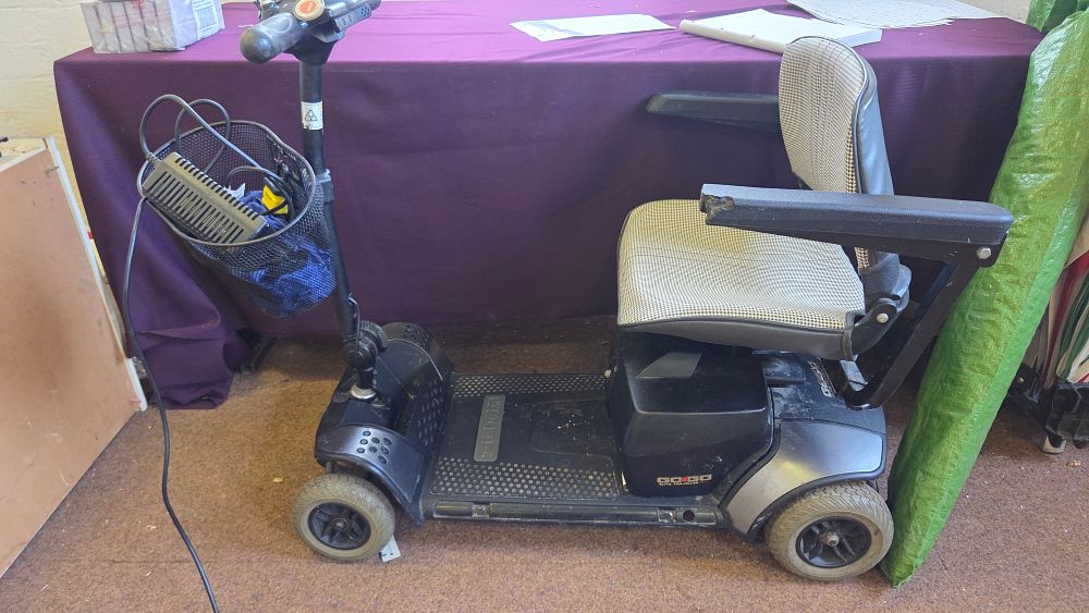 Lot 299 – Pride Go-Go Elite Traveller Plus 4-Wheel Electric Mobility Scooter