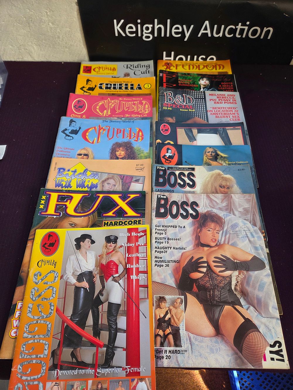 Lot 322 – A collection of vintage adult erotica and fetish magazines, c. late 1980s to early 1990s