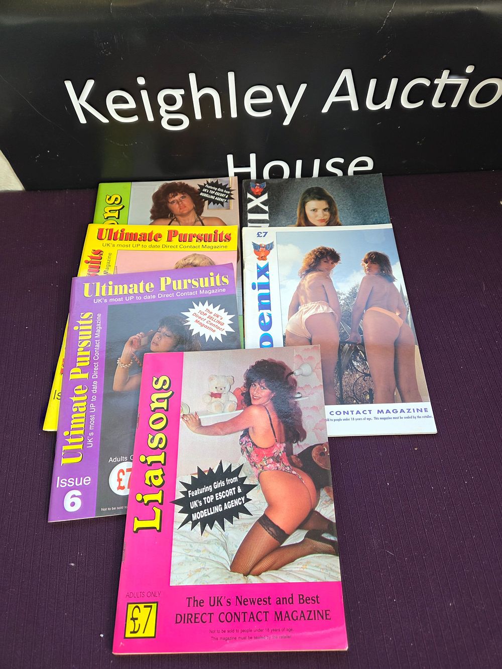 Lot 328 – A Collection of Vintage British Adult Contact Magazines including Liaisons and Ultimate Pursuits