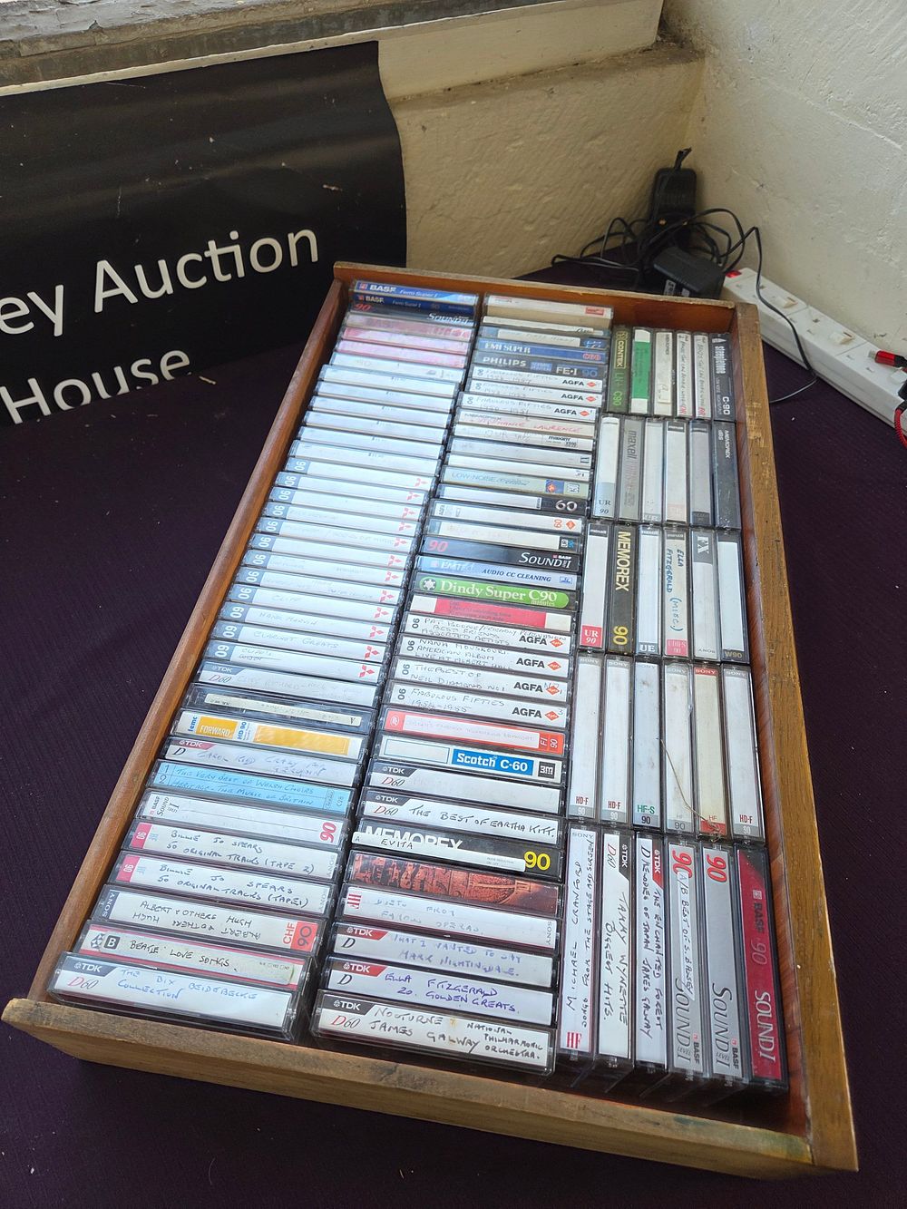 Lot 355 – A Collection of approximately 100 Blank Audio Cassette Tapes
