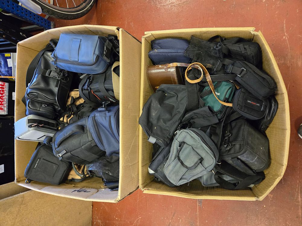 Lot 367 – An Assortment of Approximately 20-30 Camera Bags and Cases Including Lowepro Examples