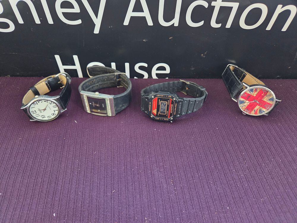 Lot 601 – An Assortment of Four Wristwatches including Sekonda and Braddon