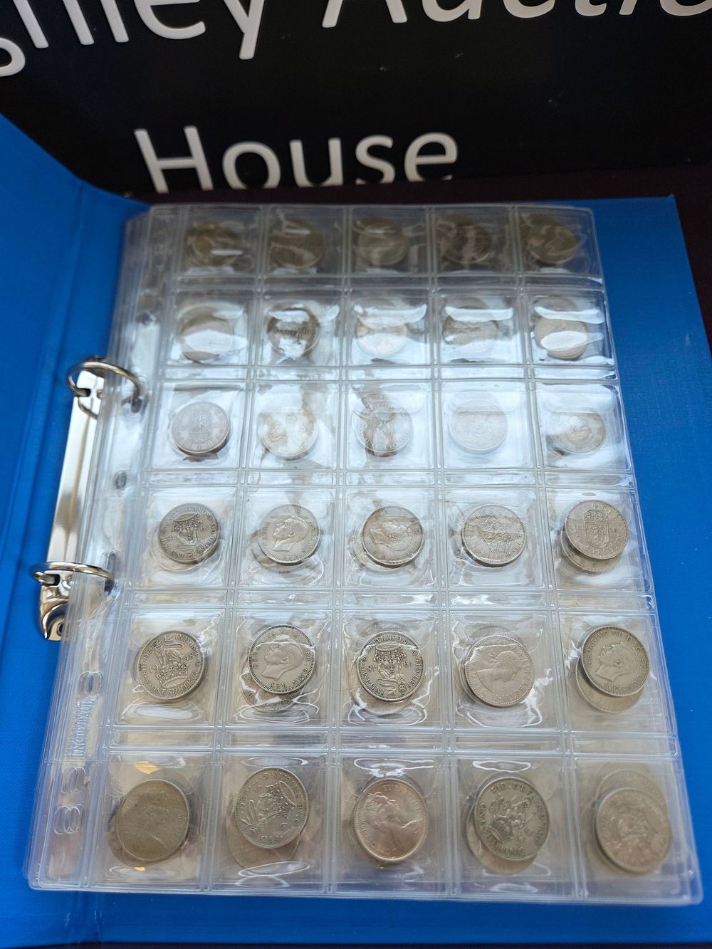 Lot 605 – A Collection of UK One Shilling and 5p Coins, George VI and Elizabeth II
