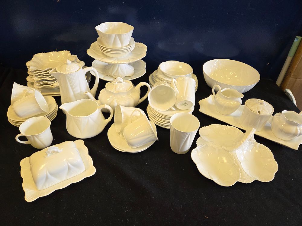 Lot 177 – A Collection of Shelley Dainty White Fine Bone China Tableware