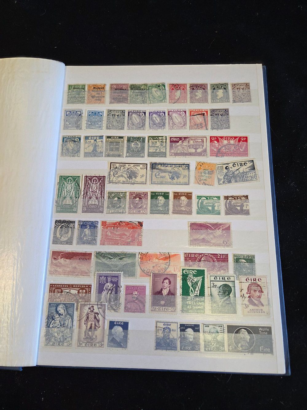 Lot 201 – IE 1922-1990s Overprint, Definitive, and Commemorative Stamp Collection