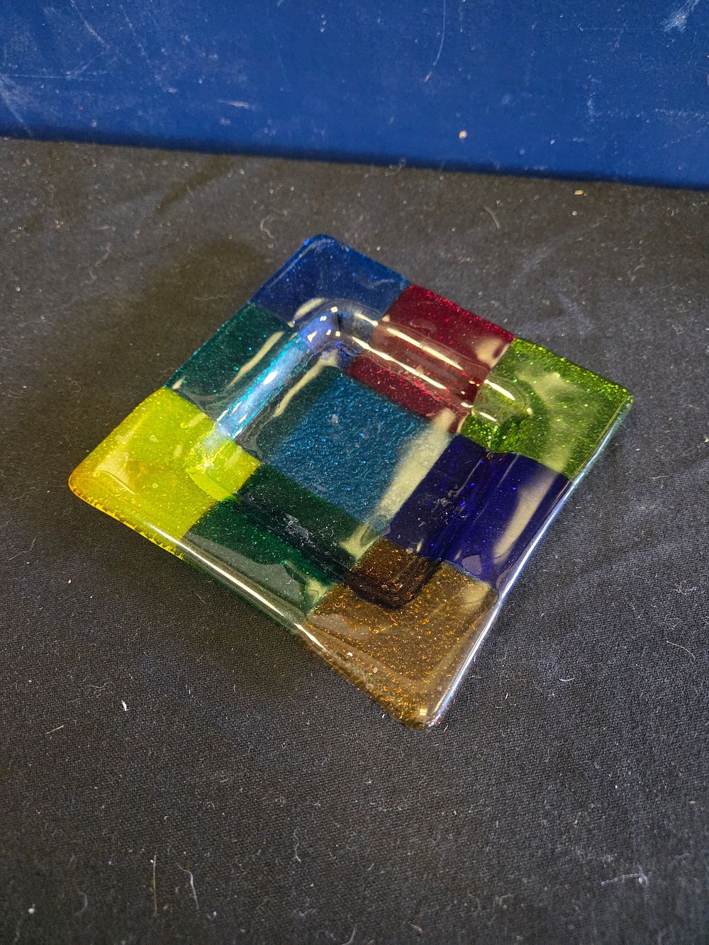 Lot 207 – A Murano Fused Glass Candy Pattern Trinket Dish attributed to A. Dal Borgo Venezia