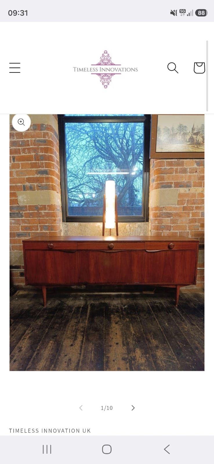 Lot 231 – A British Mid-Century Teak Sideboard by Elliotts of Newbury