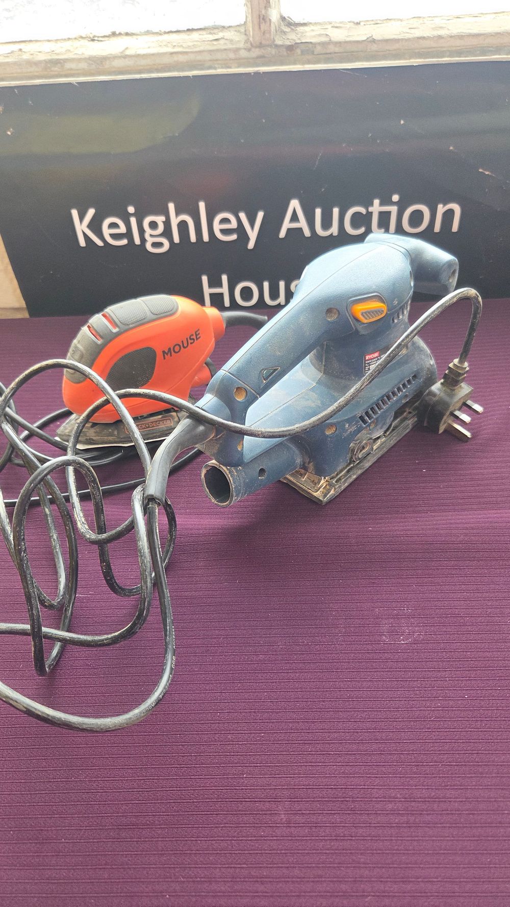 Lot 203 – Black and Decker and Ryobi Sanders