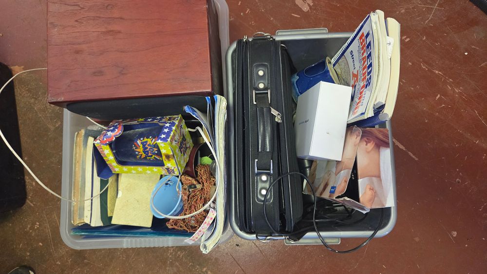 Lot 208 – Two Boxes of Household Goods, Collectables, and Ephemera