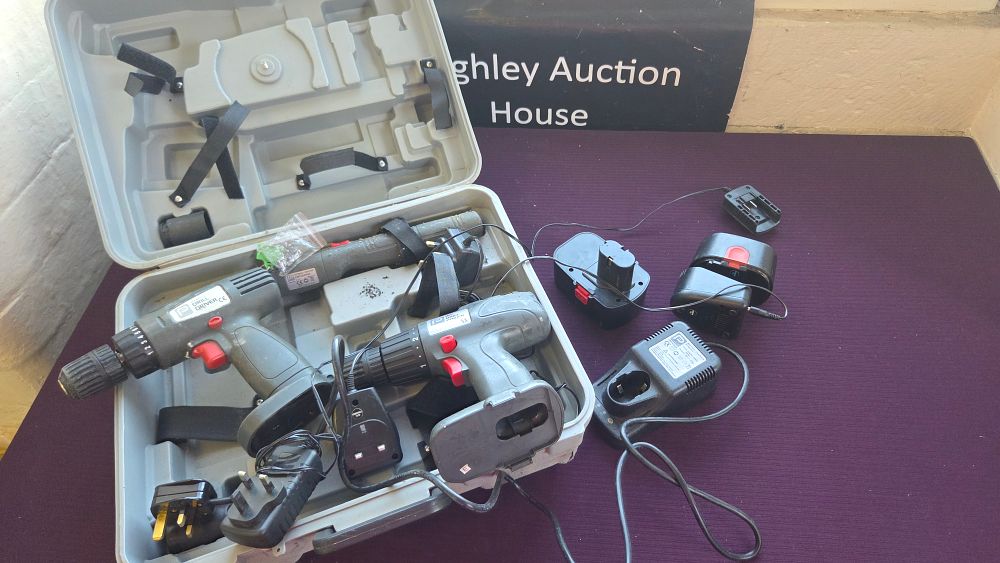 Lot 217 – A Collection of Power Plus Cordless Power Tools and Accessories