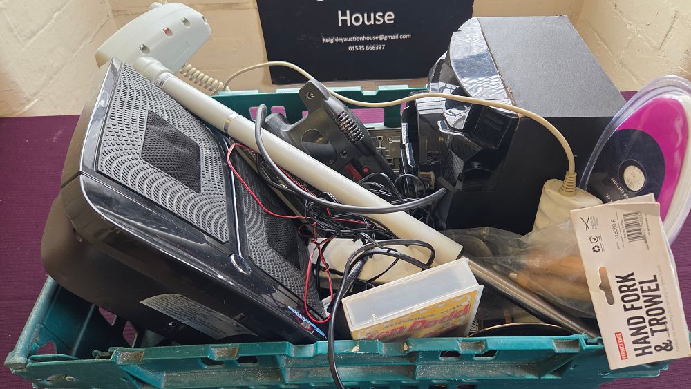 Lot 179 – A Box of Electronics and other Household Items