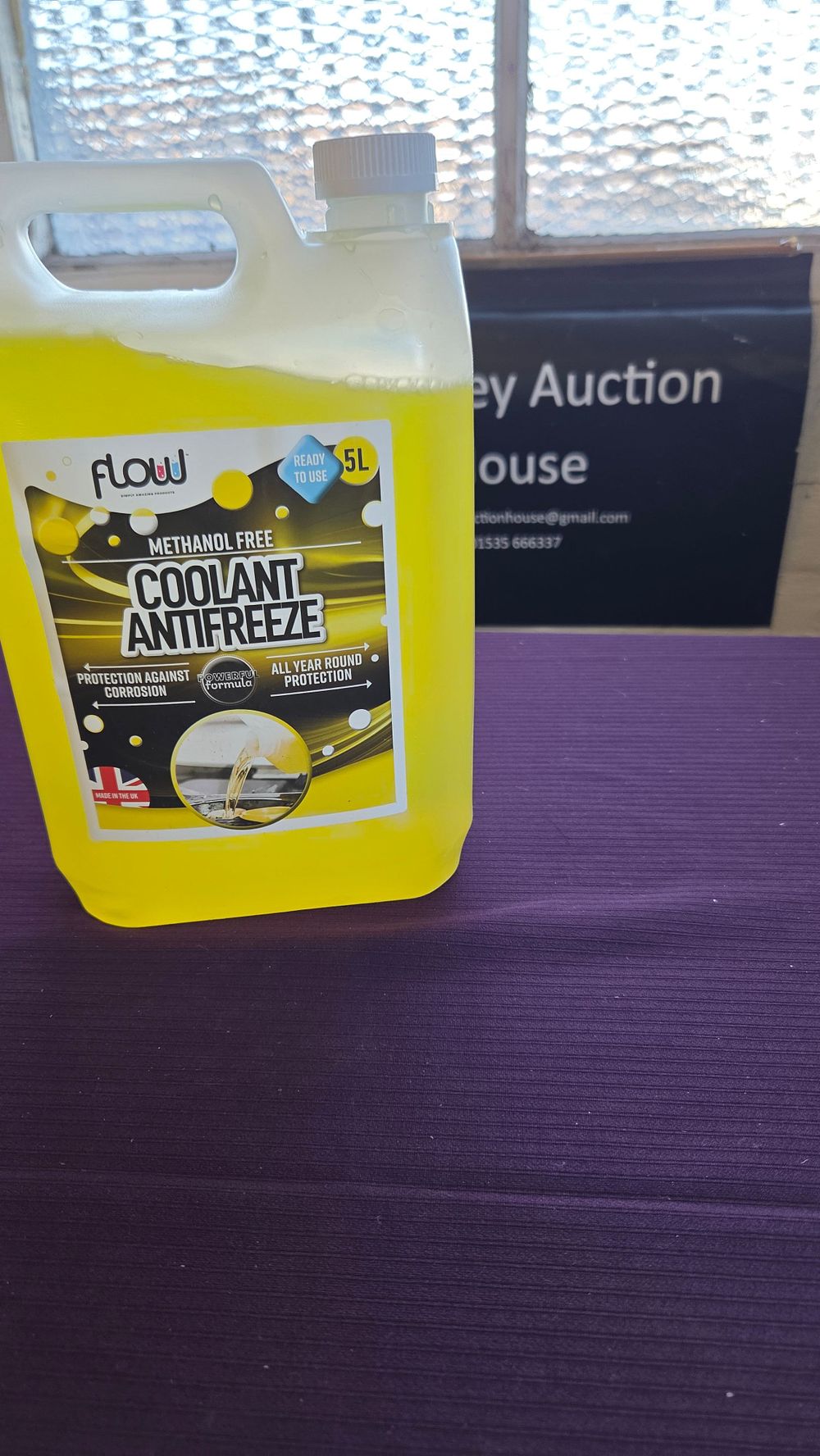 Lot 182 – Flow 5 Litre Ready To Use Coolant Antifreeze