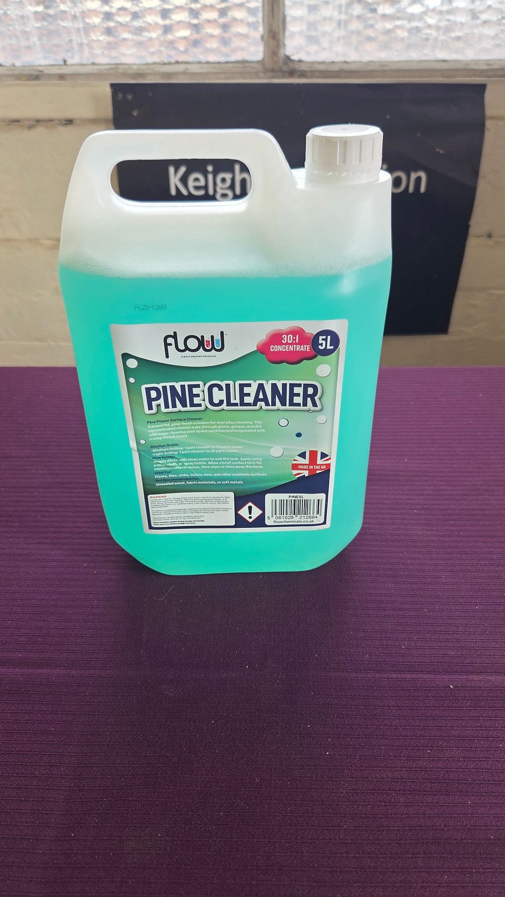 Lot 192 – Five Litre Container of Flow Pine Cleaner Concentrate