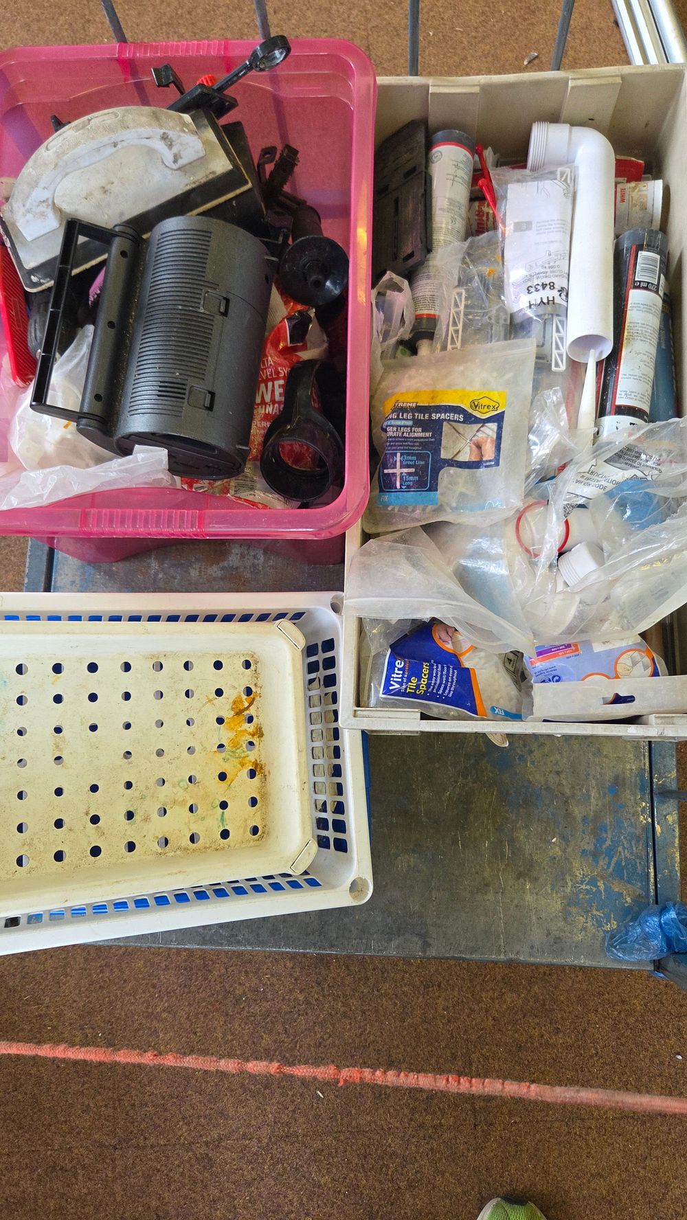 Lot 257 – Two Boxes of Soudal, Vitrex, and HYH Trade Hardware and Plumbing Supplies