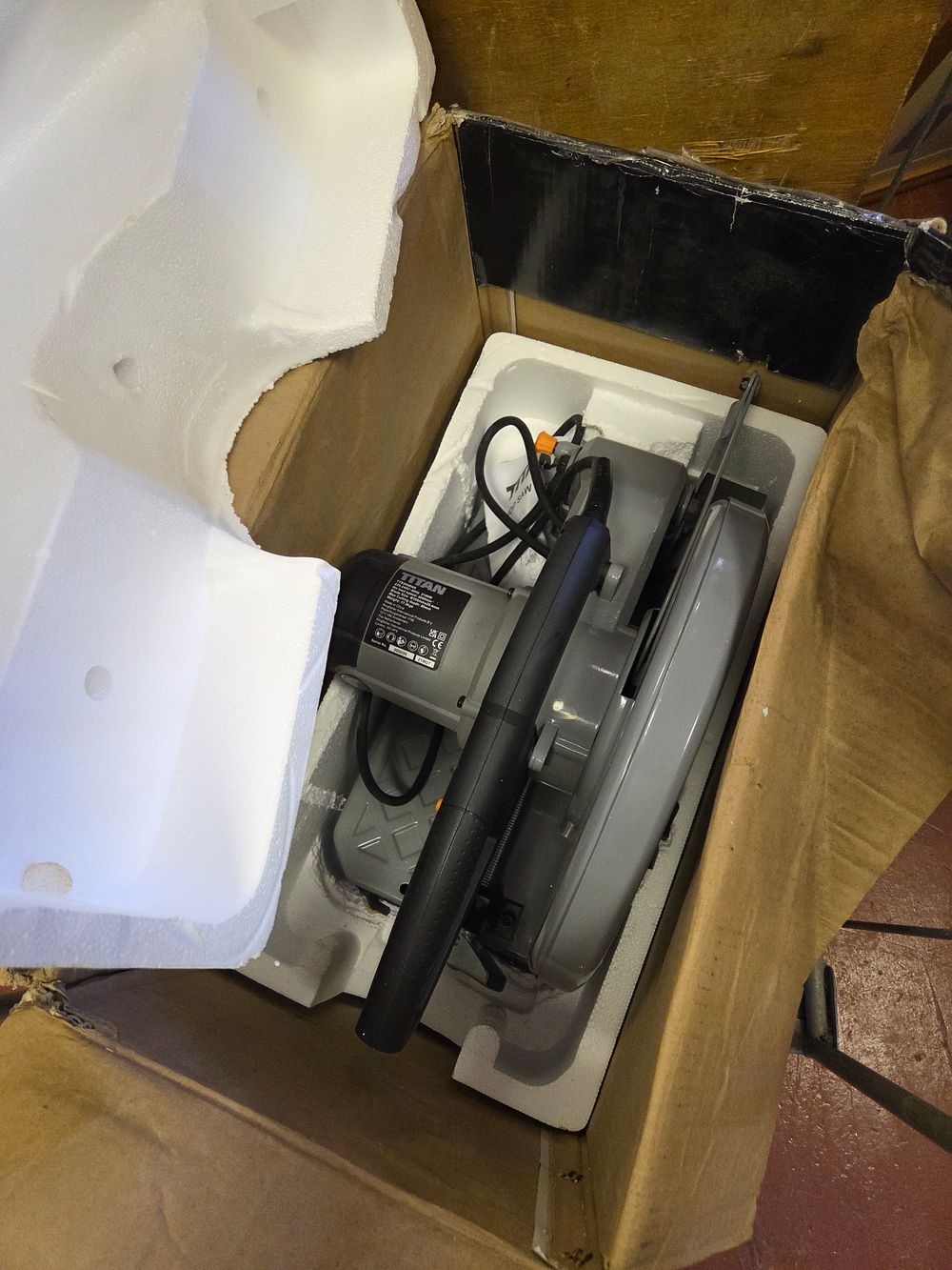Lot 259 – Titan TTB812CSW 1500W 190mm Corded Circular Saw in working order