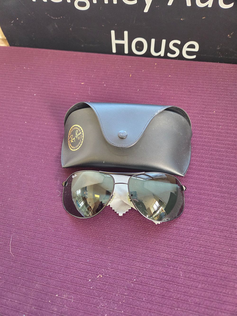 Lot 615 – Ray-Ban Shield Sunglasses and Protective Case