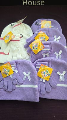 Seven New Warm & Cosy Kids Knit Hat and Glove Sets