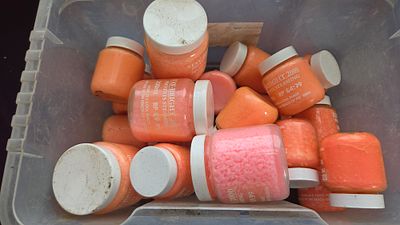 A Collection of Stay-Bright 2000 Anti-Steaming Treatment Jars