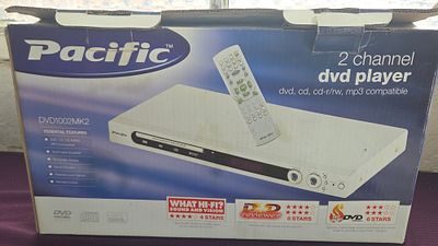 Pacific DVD1002MK2 2-Channel DVD Player in Original Packaging