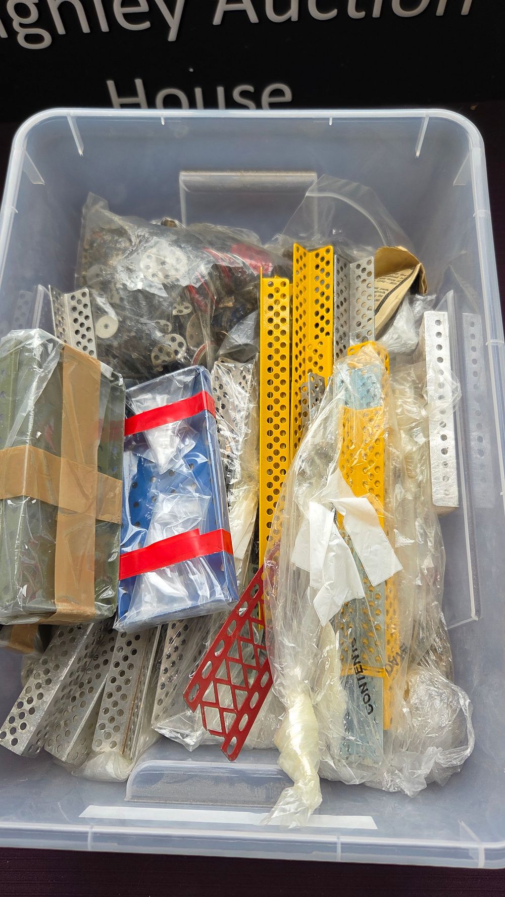Lot 173 – A Collection of Meccano and Gilbert Erector Style Construction System Parts