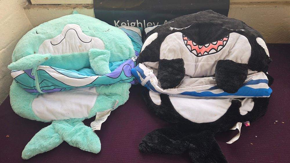 Lot 264 – A Pair of Happy Nappers 2-in-1 Plush Pillow and Sleepy Sacks