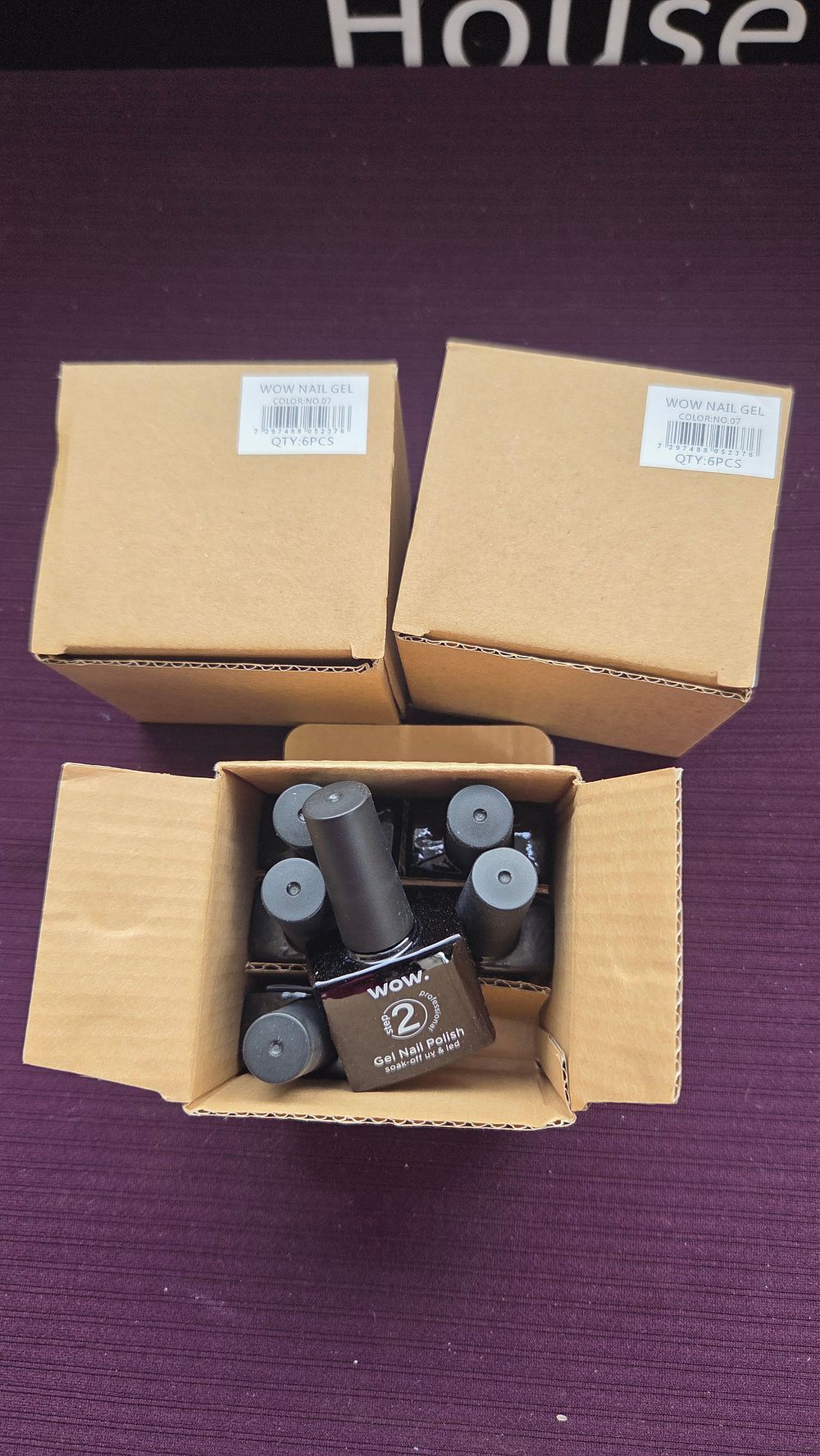 Lot 311 – Eighteen Bottles of WOW. Professional Step 2 Soak-Off UV and LED Gel Nail Polish