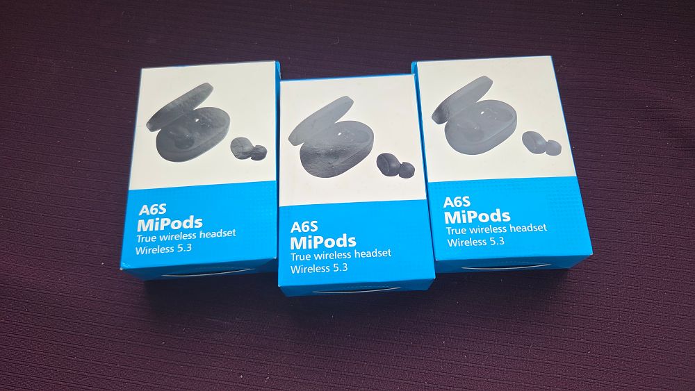 Lot 312 – A Trio of A6S MiPods True Wireless Headsets