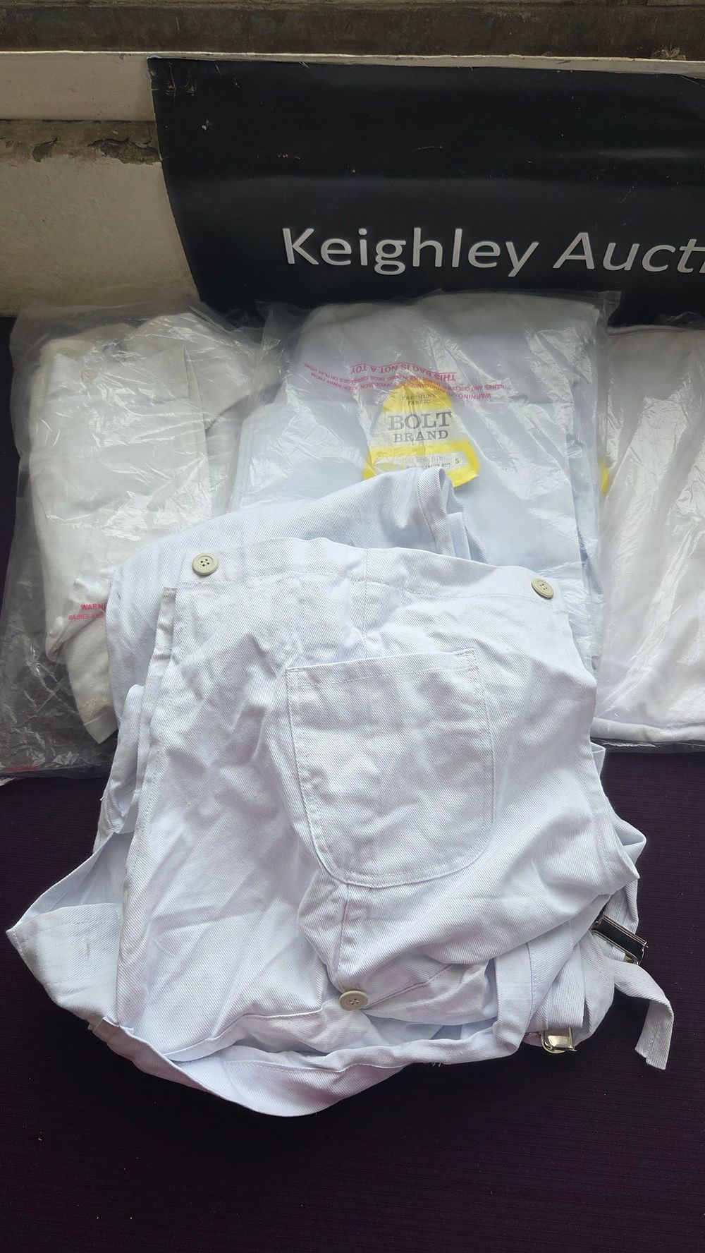 Lot 320 – Four New Bolt Brand Painters Bib Overalls