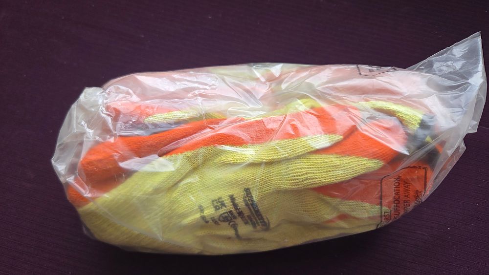 Lot 328 – Pack of High-Visibility Latex Coated Safety Work Gloves