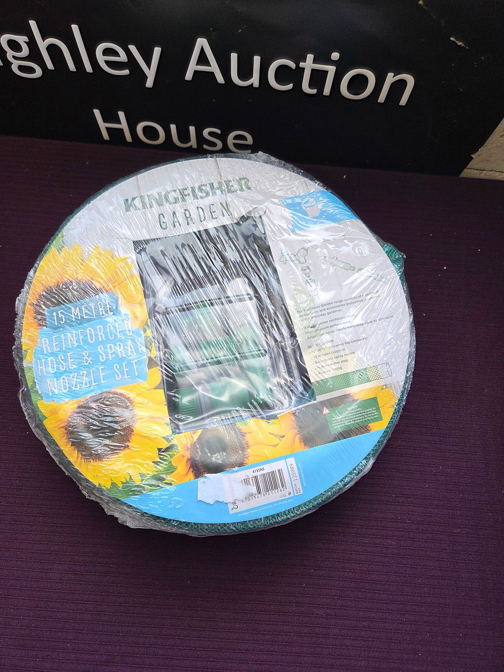 Lot 251 – Kingfisher Garden 15 Metre Reinforced Hose and Spray Nozzle Set