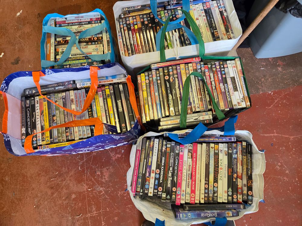 Lot 344 – A Collection of Approximately 250-300 DVDs