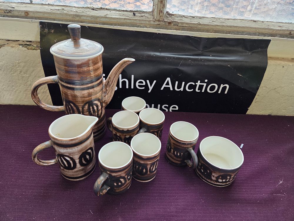 Lot 356 – A Cinque Ports Pottery Monastery Rye Coffee Set