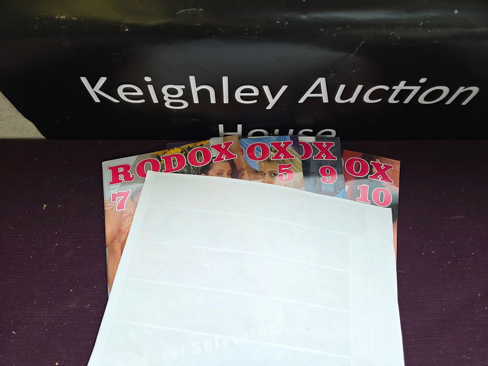 Lot 382 – A set of four issues of Rodox magazine, numbers 5, 7, 9, and 10