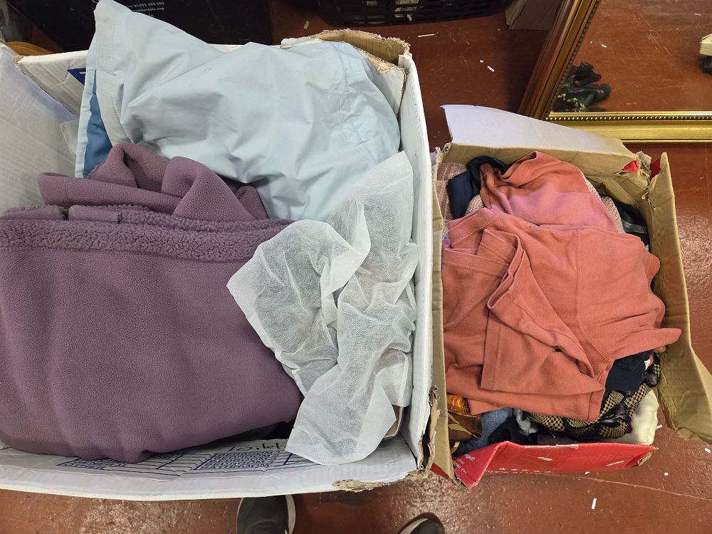 Lot 401 – Two Boxes of Clothes