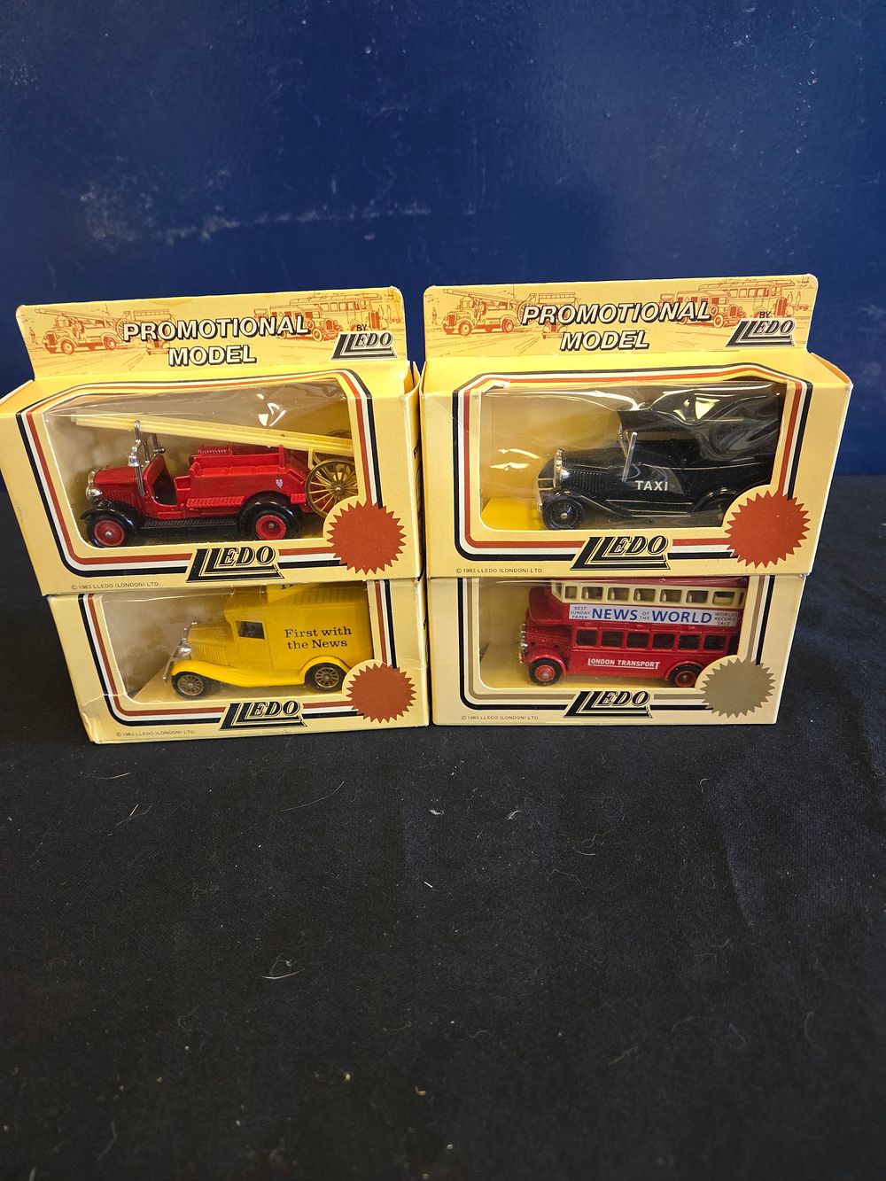 Lot 649 – A Collection of four Lledo Promotional Model Vehicles