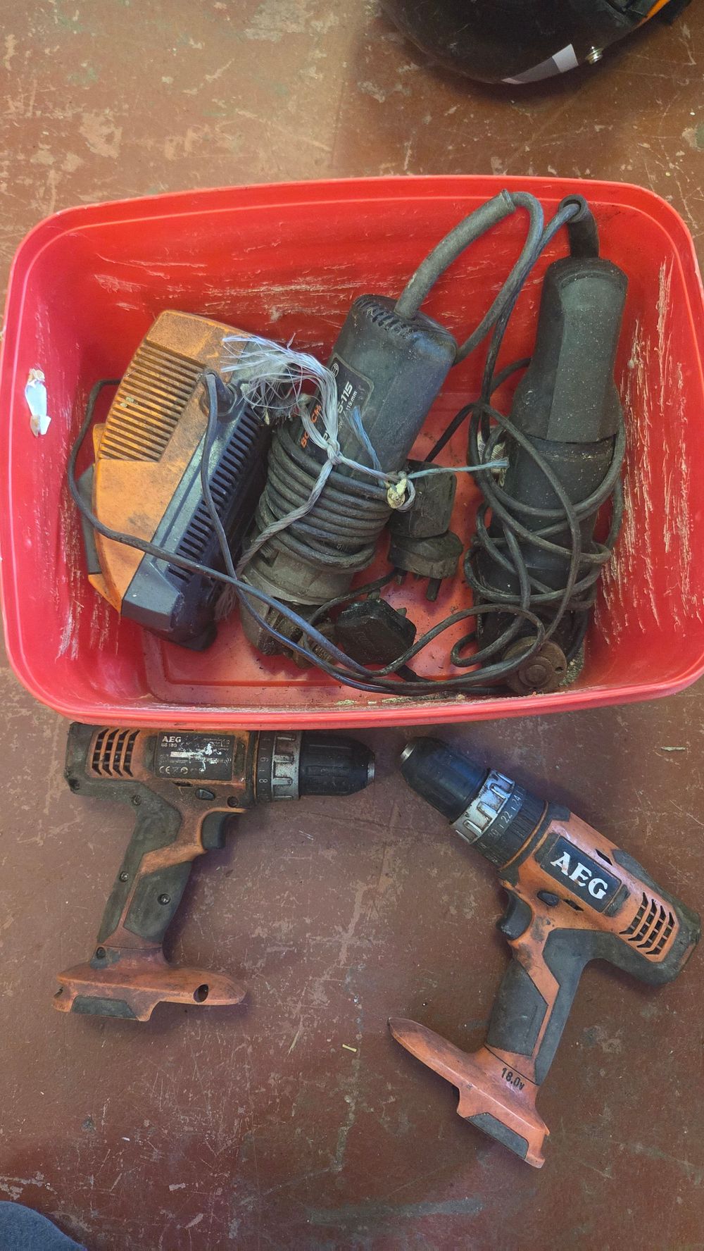 Lot 229 – A Collection of AEG and Bosch Power Tools and Accessories