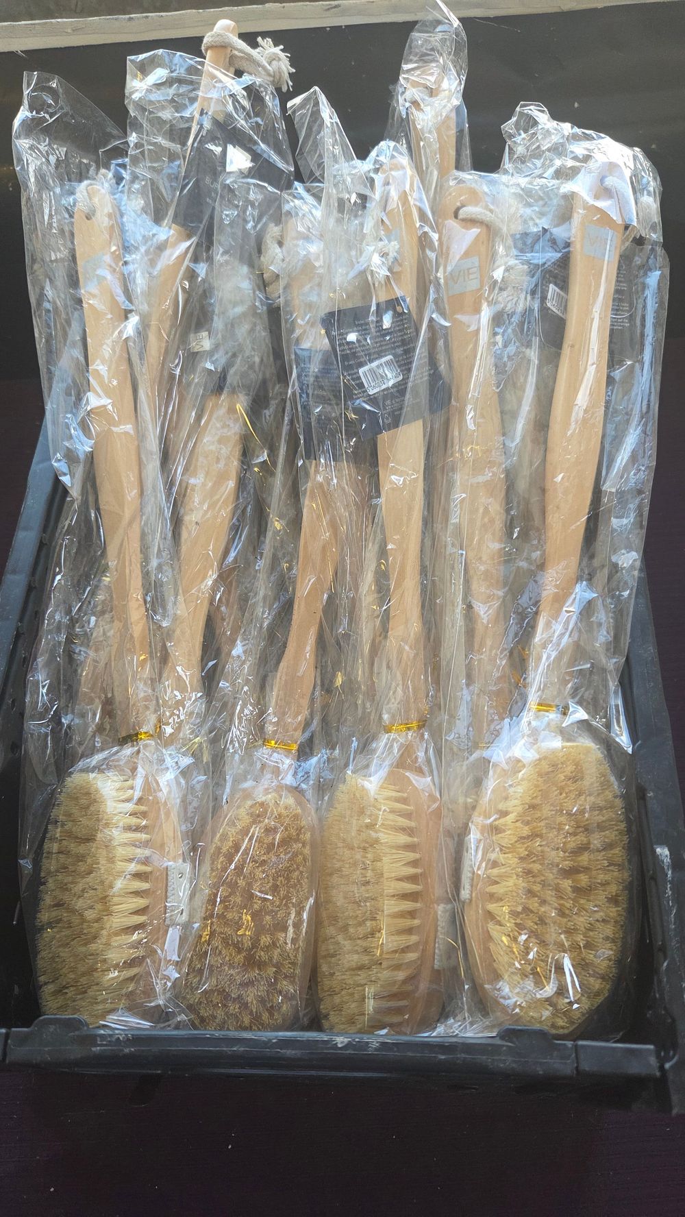 Lot 263 – A Group of VIE Long-Handled Wooden Body Brushes
