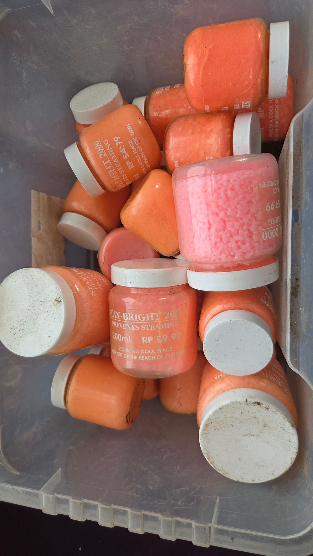Lot 171 – A Collection of Stay-Bright 2000 Anti-Steaming Treatment Jars