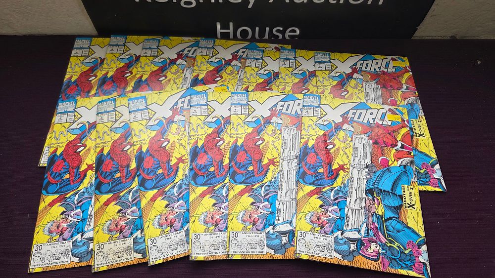 Lot 172 – Thirteen Marvel Comics X-Force Issue Number 4 November 1991