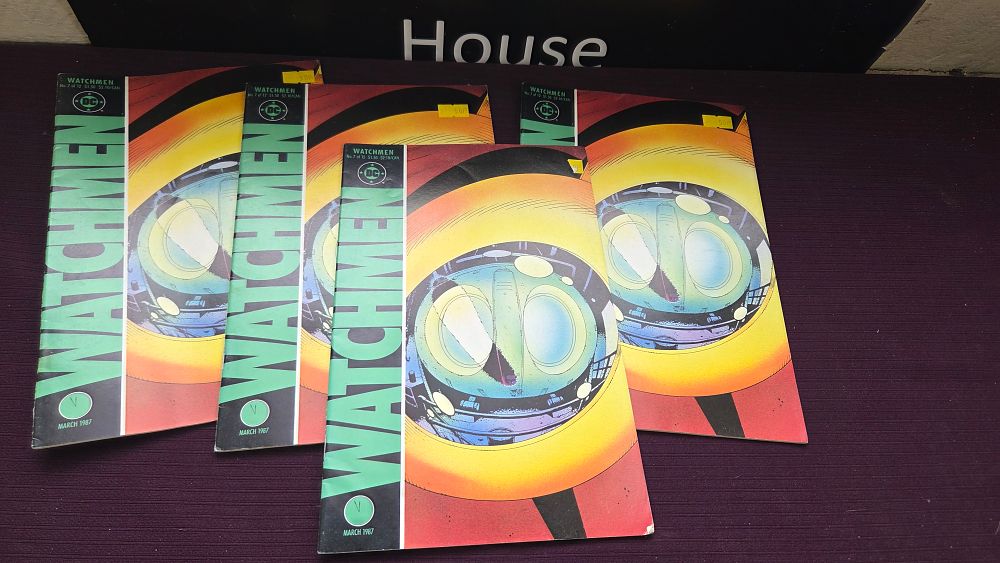 Lot 174 – Four copies of Watchmen No. 7, DC Comics, March 1987