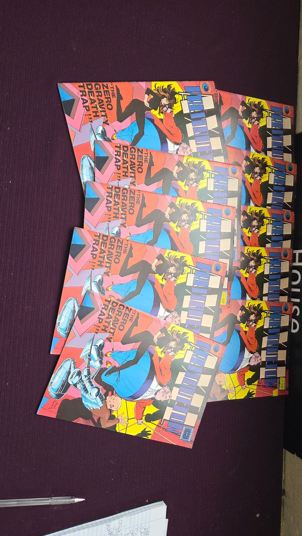 Lot 176 – Ten Copies of Axel Pressbutton No. 3, Eclipse Comics, 1984