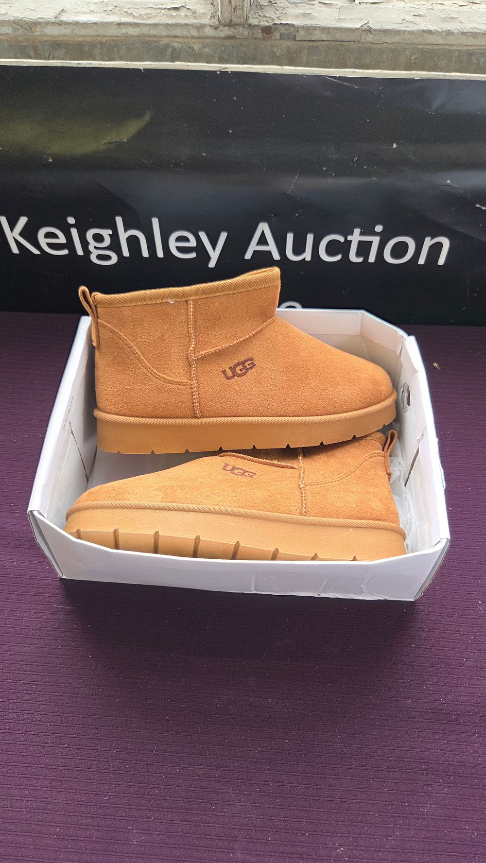 Lot 195 – A Pair of Ultra Mini Platform Boots