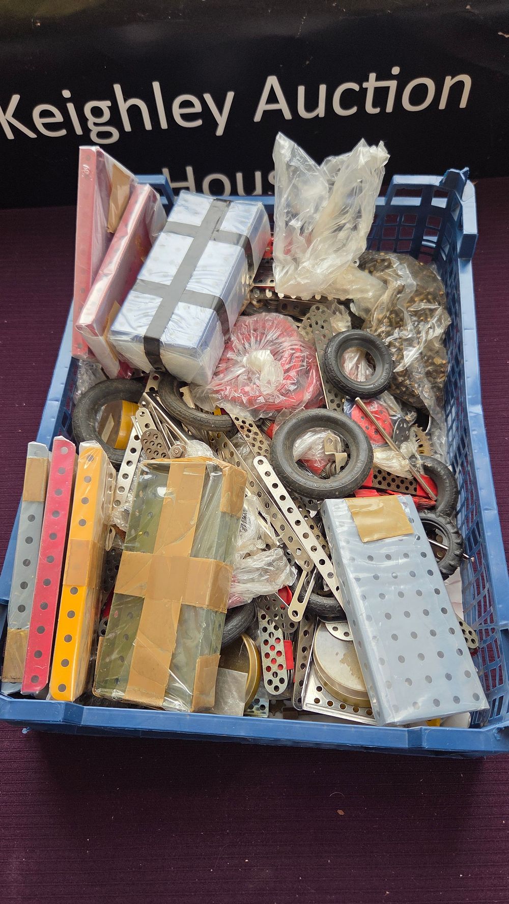 Lot 208 – A Collection of Meccano and Gilbert Erector Style Construction System Parts