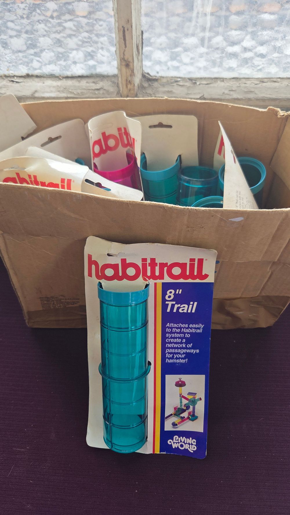 Lot 252 – A Collection of Vintage Habitrail 8-inch Trail Hamster Habitat Accessories