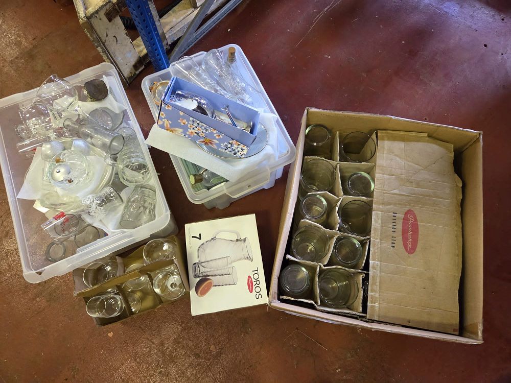 Lot 325 – Three Boxes of Glassware including Toros and Service Line Ranges