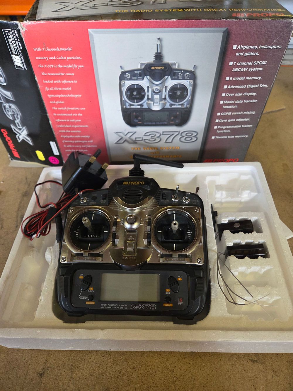 Lot 396 – A JR Propo X-378 7-Channel Radio Control System in Original Box