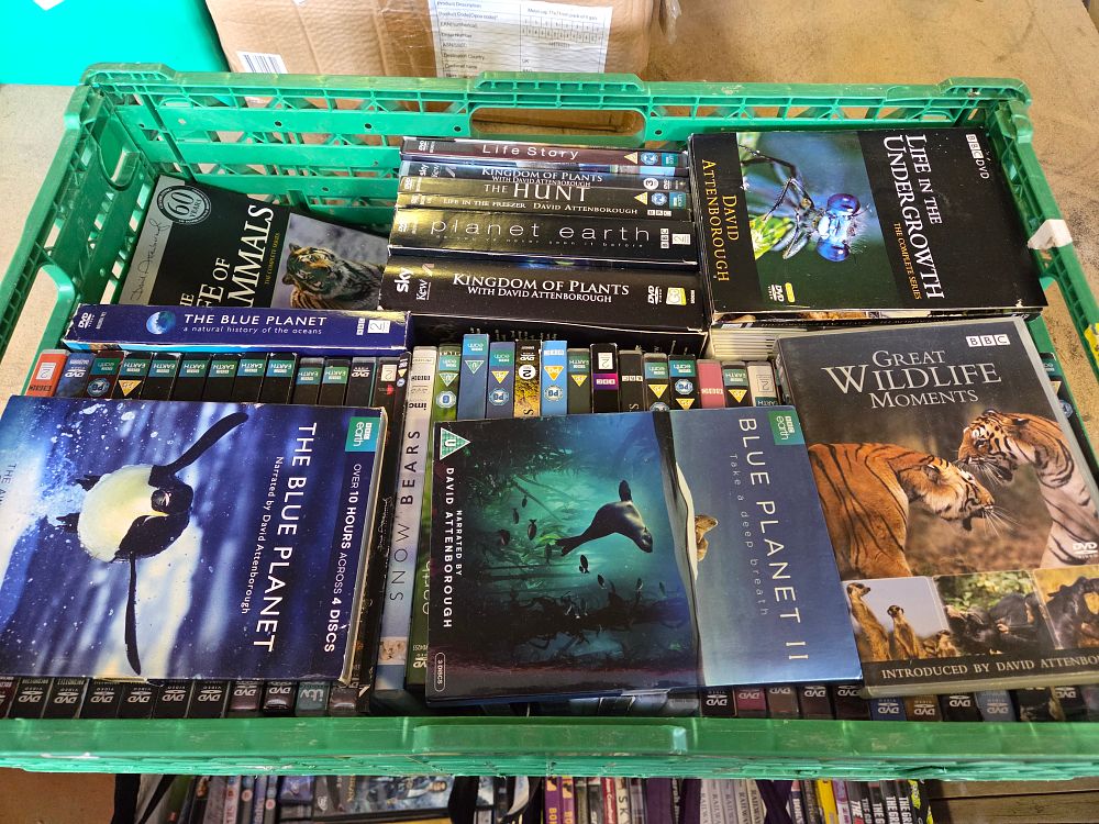 Lot 423 – A Collection of David Attenborough and BBC Earth Nature Documentary DVDs