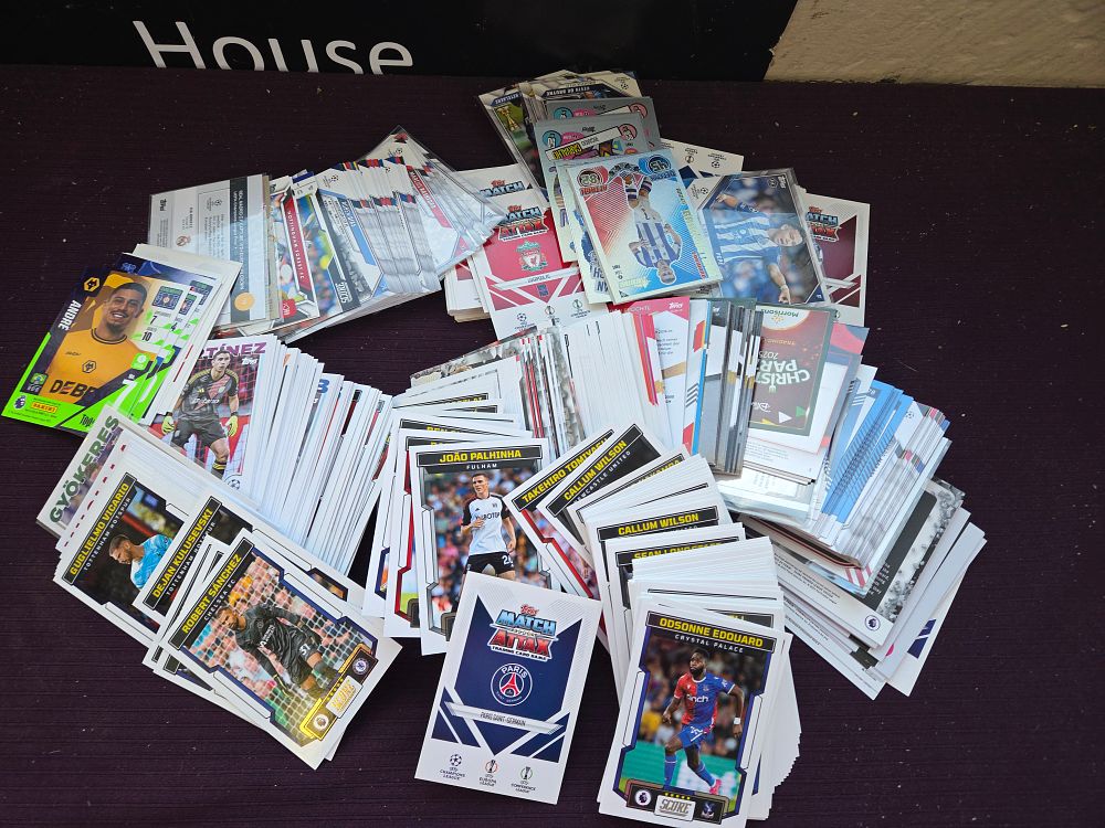 Lot 432 – A Large Collection of Panini Score and Topps Match Attax Football Trading Cards